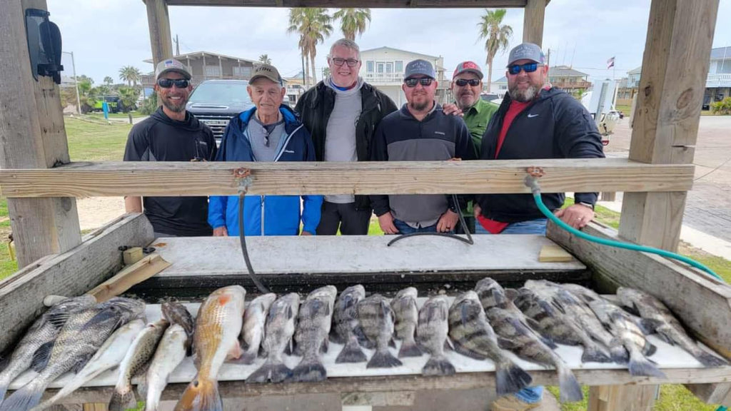 Fishing Galveston with Police and Veterans