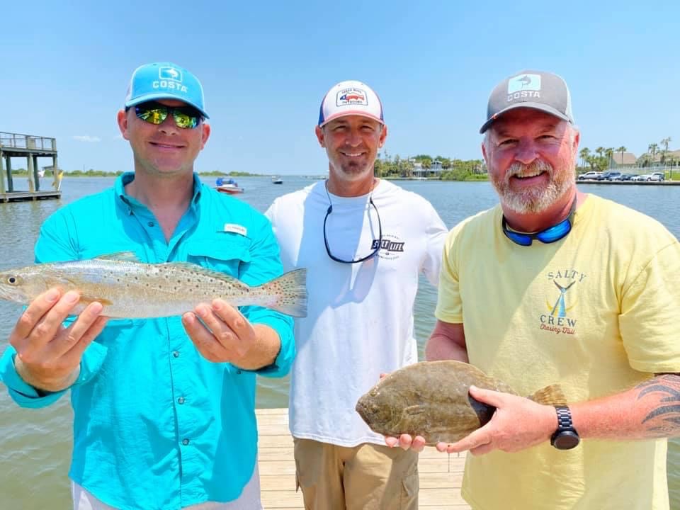 Vets & Police Fishing in West Galveston Bay