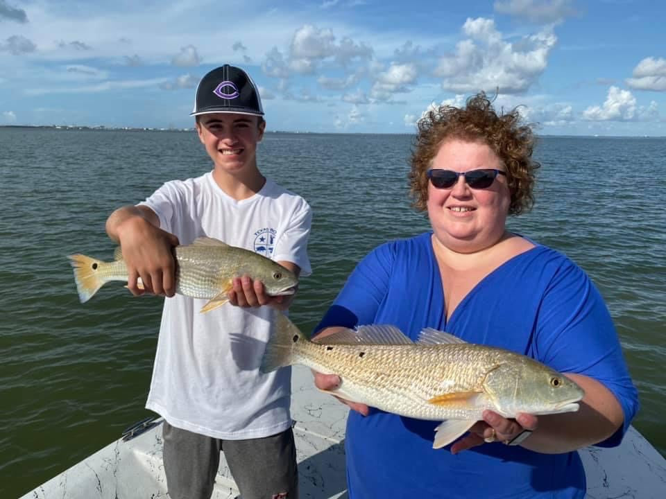 Shriners Hospital Patient Fishing in Galveston