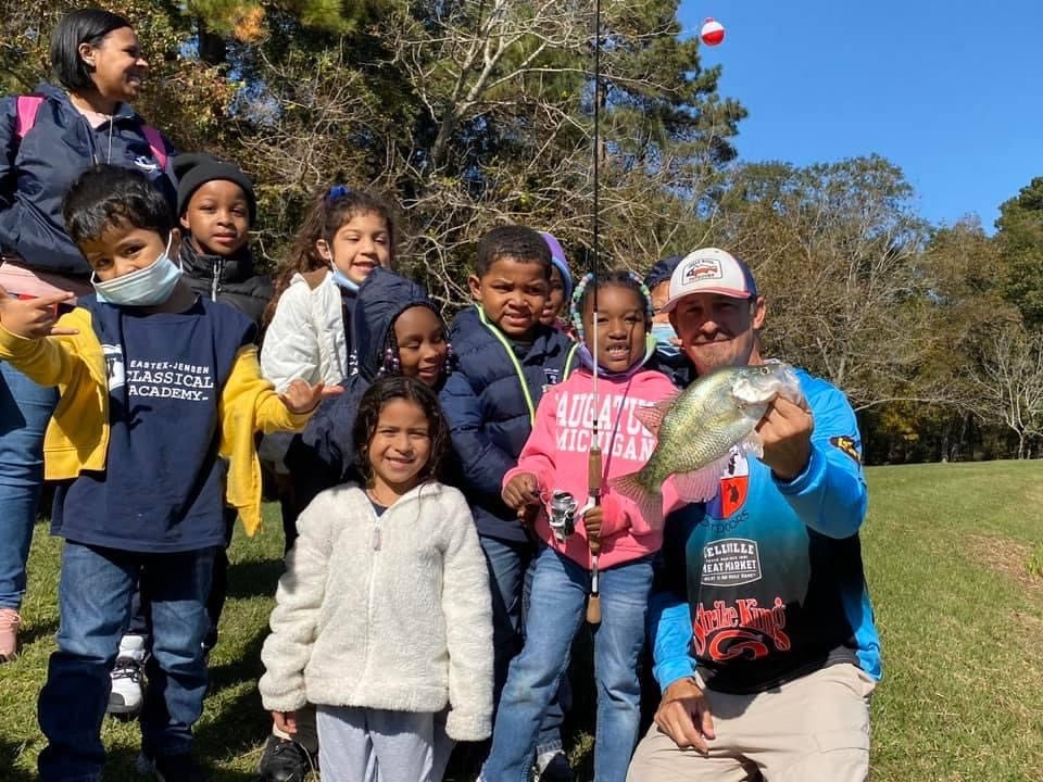 Fishing with Houston kids
