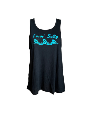 Open image in slideshow, Tank - Livin&#39; Salty - Black
